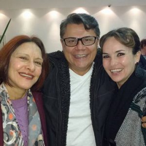 ANNAMARIA DIAS, PAULO ALMEIDA E AMANDA ACOSTA