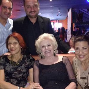 ANNAMARIA DIAS, SARDINHA MELO, RUVIN SEGAL, LÉA CAMARGO E LISA VIEIRA