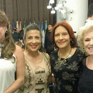 ANNAMARIA DIAS, SUZY CAMACHO, LÉA CAMARGO E LIZA VIEIRA