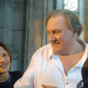 ANNAMARIA DIAS E GERARD DEPARDIEU