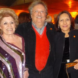 ANNAMARIA DIAS, LÉA CAMARGO E RÉGIS MONTEIRO