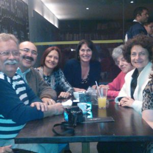 ANNAMARIA DIAS, MARTA VOLPIANI, REGIS MONTEIRO, NEI AZEVEDO, DALILÉA AYALLA, JULIA SALOMÃO, BENEZET MORGADO E CLÉO VENTURA