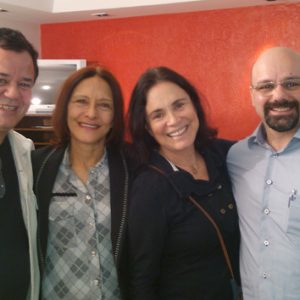 ANNAMARIA DIAS, TADEU MENEZES, REGINA DUARTE E JOÃO IBAIXE